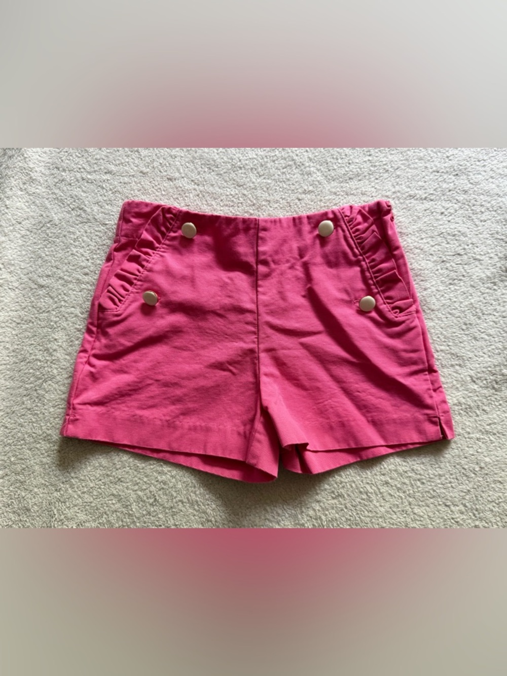 Janie and Jack | Ruffle Pocket Short | Size 5 - Picture 2 of 10